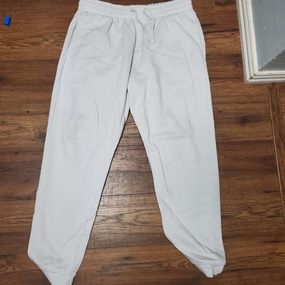 White H&M Joggers